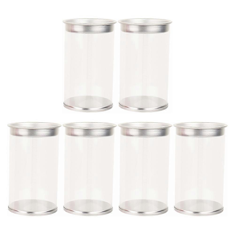 Makeup Beauty Box Transparent Makeup Sponge Organizer Box 6Pcs