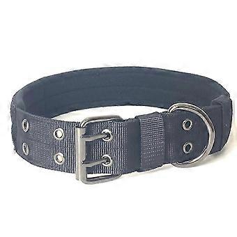 Tactical Dog Collar, Heavy Duty With Neoprene Lining, Soft Padded For Ultimate Comfort, Military Dog Collar Adjustable To Fit Medium And Large Dogs 26