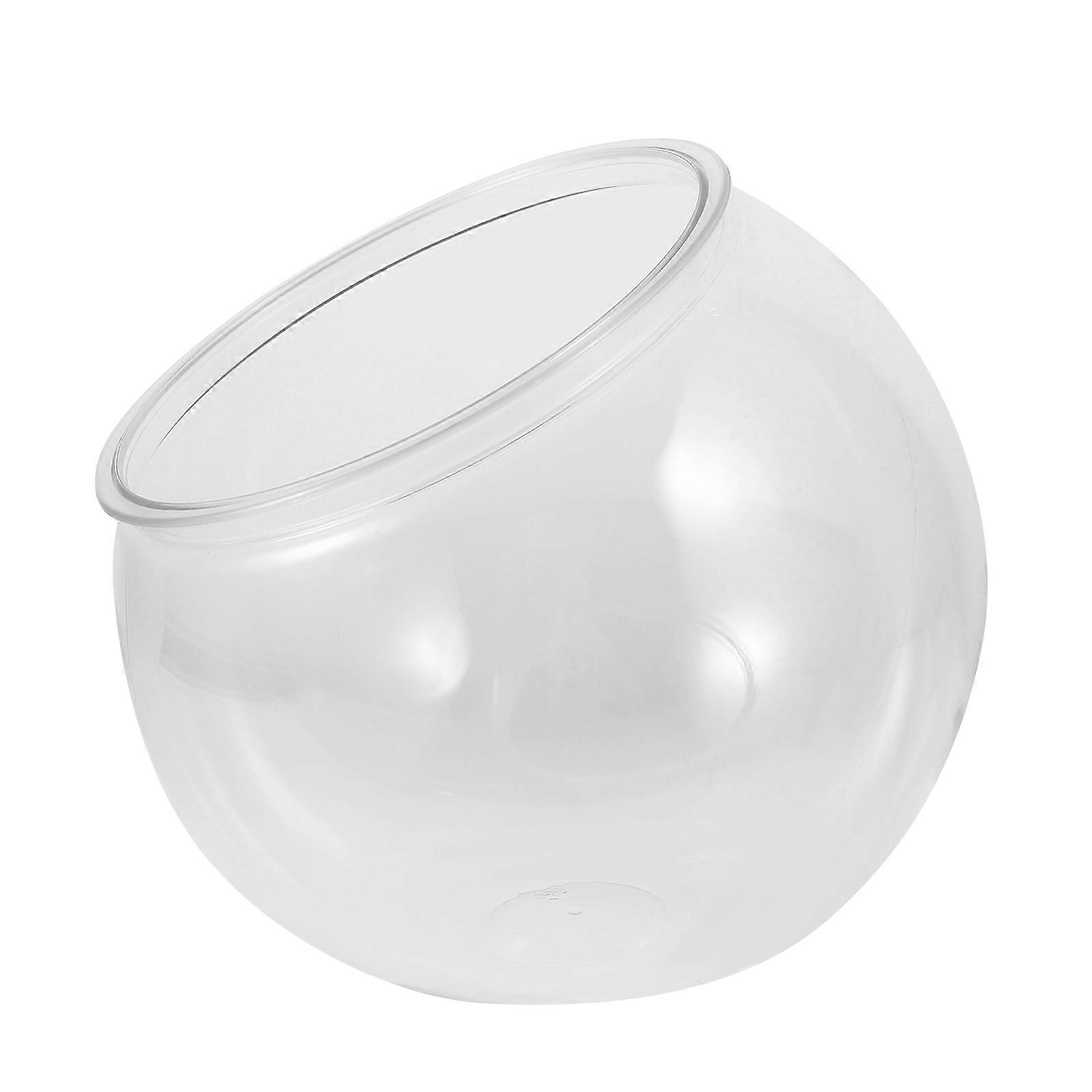 Goldfish Bowl Transparent Plastic Aquarium for Decoration Home Decor