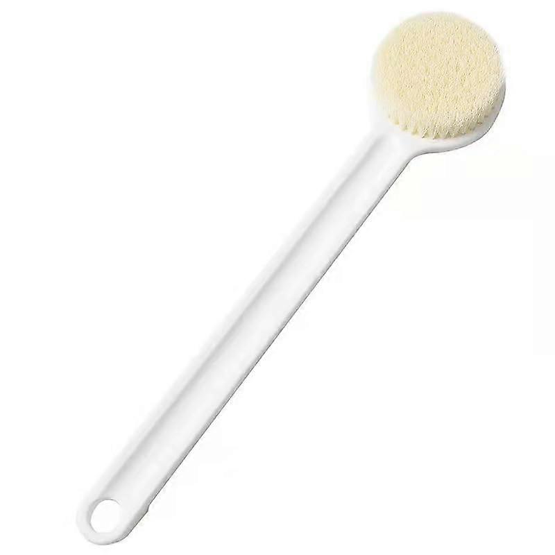 Bath Brush with Long Handle and Soft Nylon Bristles, Large Back Scrubber for Shower