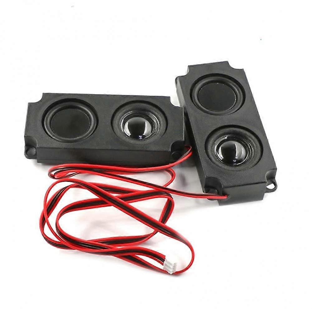 1 Pair 8 Ohm 5W Passive Computer Speakers with Clear FullRange Sound for Home Theater Use