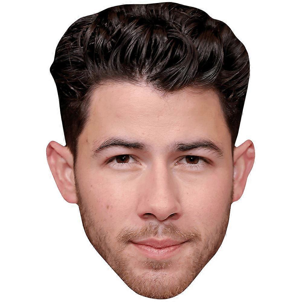 Nick Jonas (Curls) Big Head. Larger than life mask.