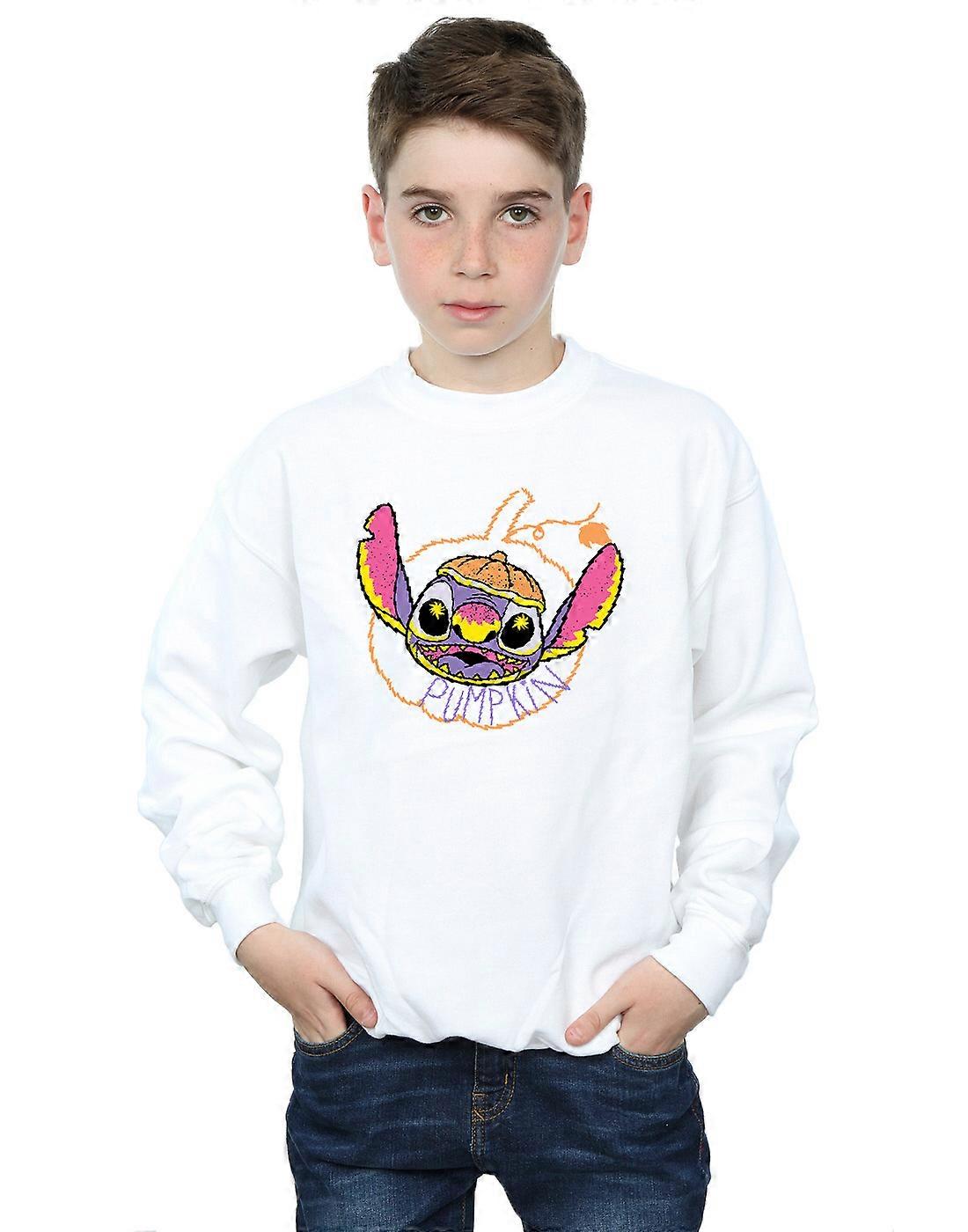 Disney Boys Lilo & Stitch Pumpkin Head Sweatshirt