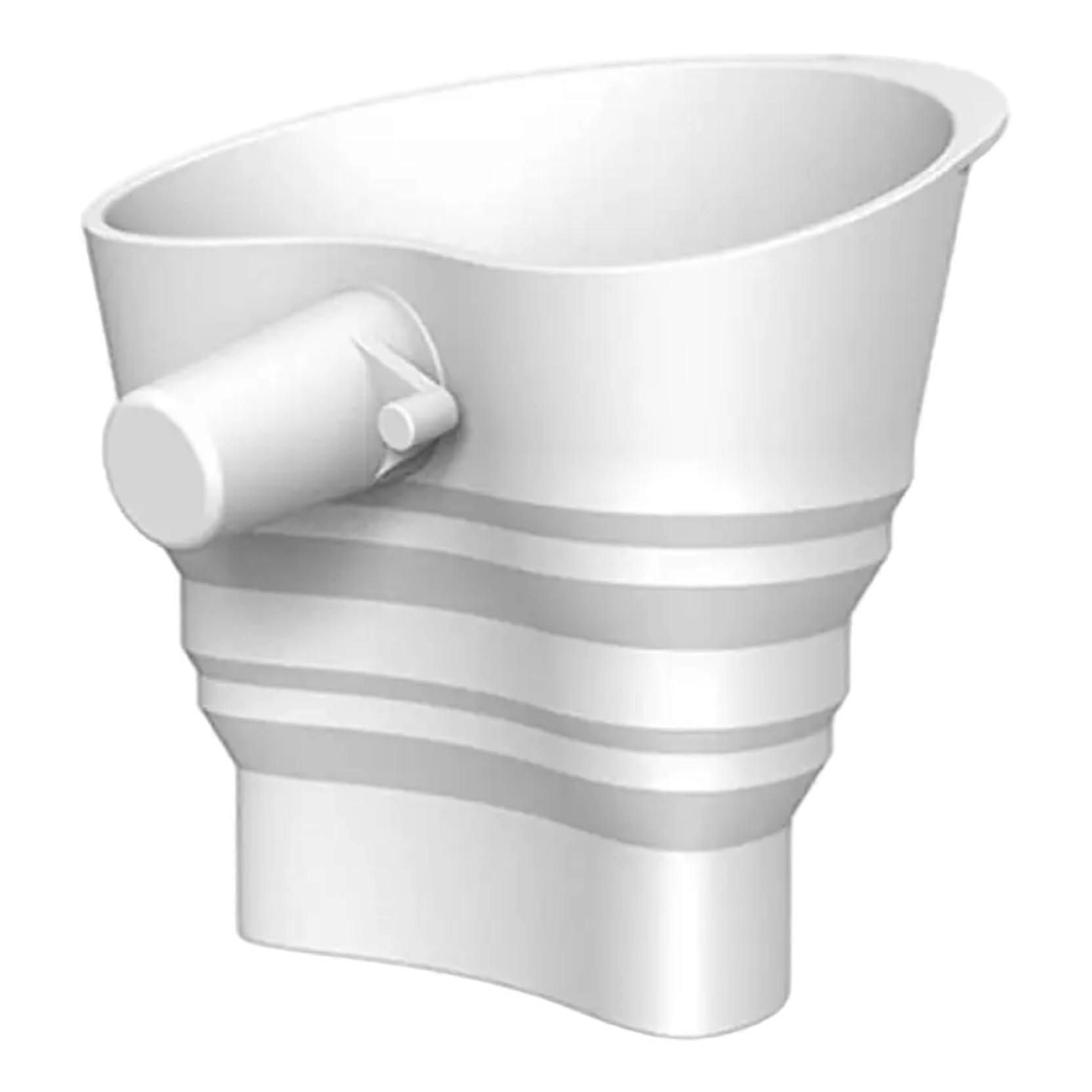 Universal Silicone Stand Mixer Funnel Attachment for Baking Prep, Foldable and Easy to Clean