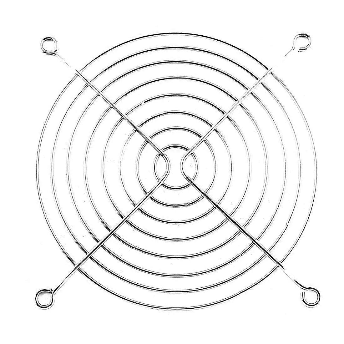 120mm Metal CPU Fan Grill Guard Protector for PC Computer Silver Tone Durable Frame