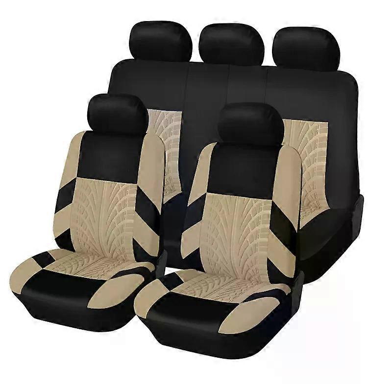 Customized Four Seasons Universal Polyester Full Set Car Seat Covers