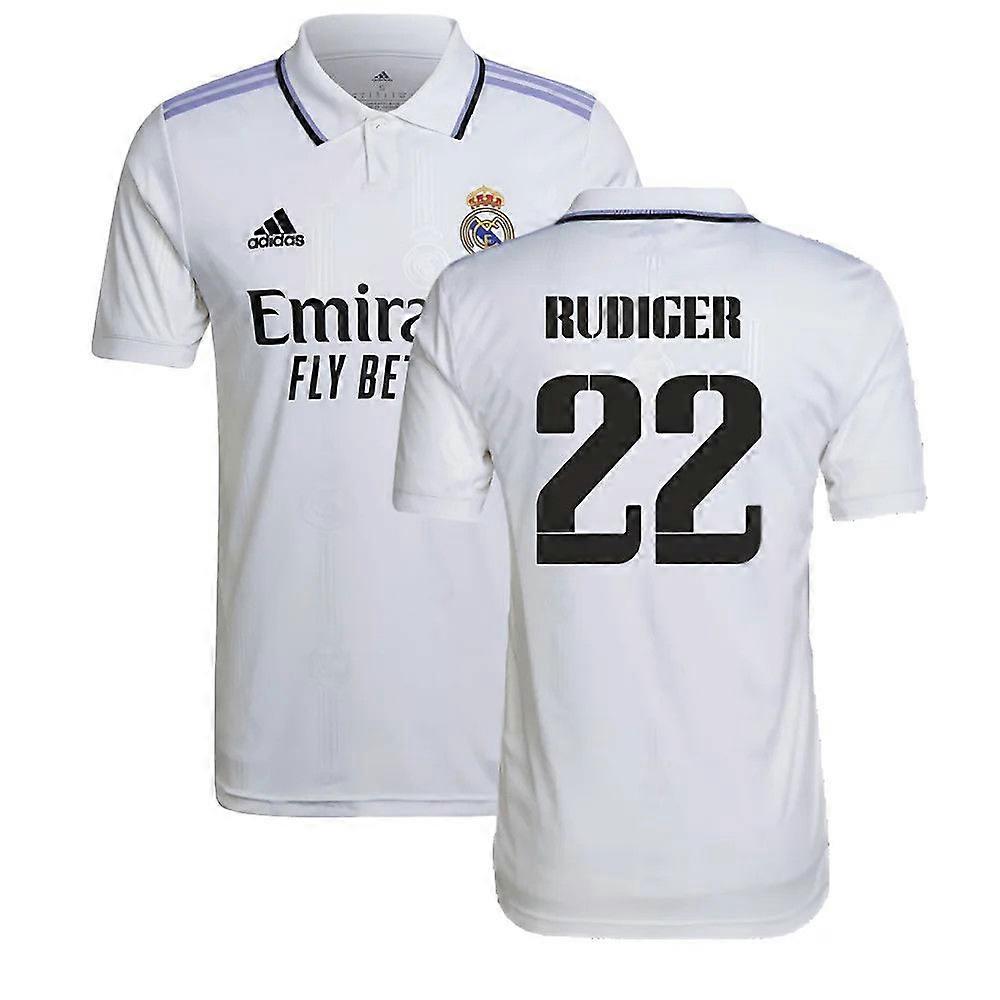 Camisa 2022-2023 do Real Madrid (RUDIGER 22)
