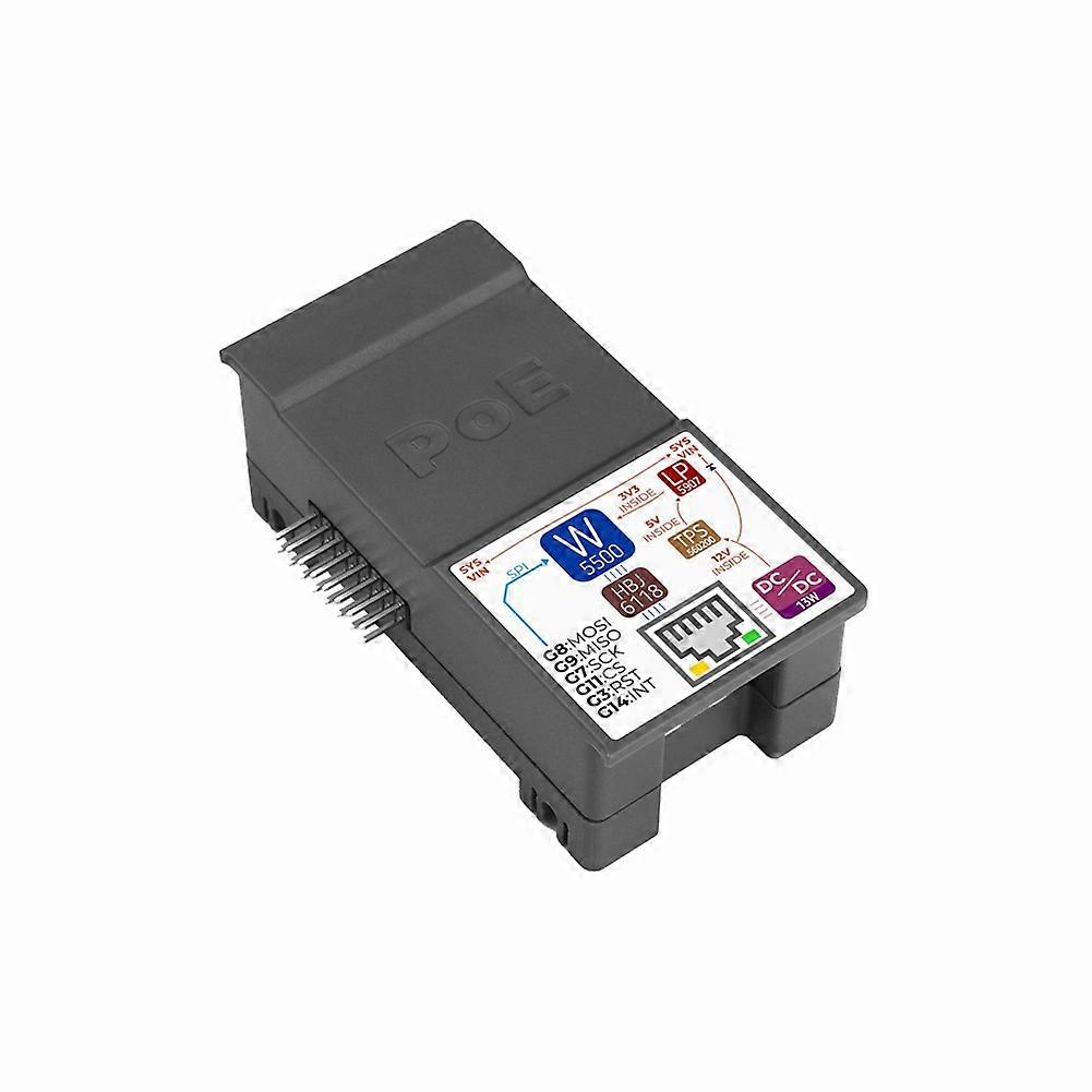 StamPLC PoE Ethernet Control PoE Module for StamPLC, Built-in W5500 Embedded Ethernet Controller, Support PoE