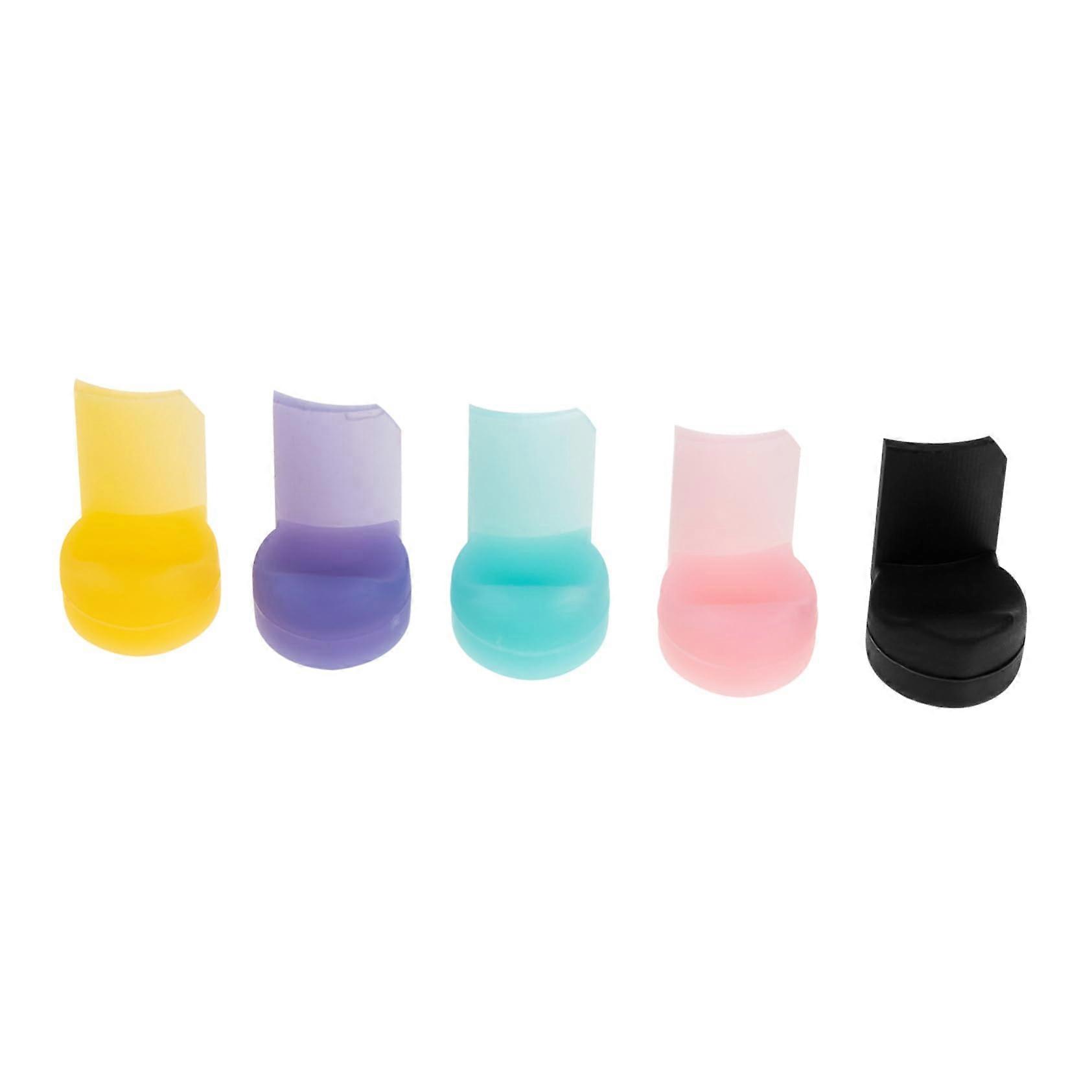 Clarinet Thumb Rest Pad Silicone Finger Support Cushions Reduce Fatigue Improve Control 5pcs