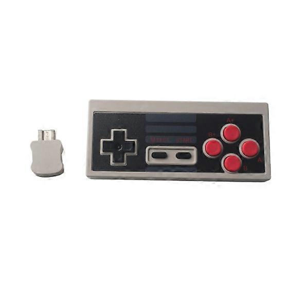 NES wireless controller + 2.4G wireless receiver mini NES game controller wireless red and white 2.4G wireless controller