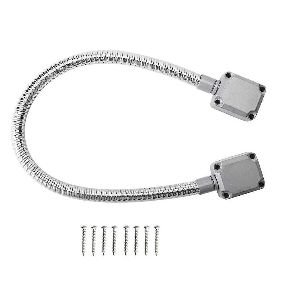 Stainless Steel Armored Door Loop Cable Protector for Access Control Power Transfer 8mm
