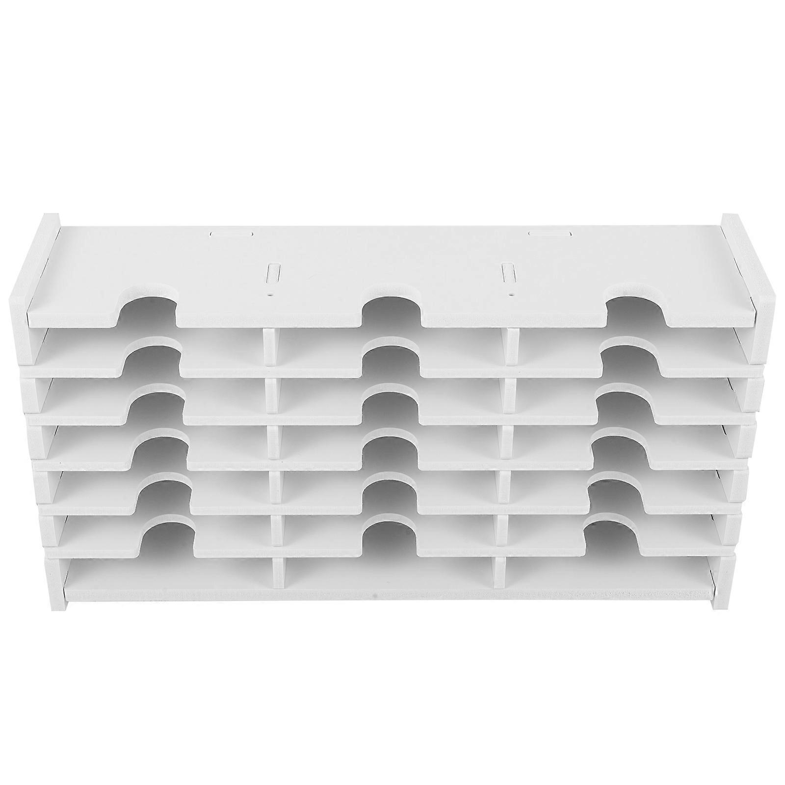 Portable Dvd Storage Box for Storage Use 18-Grid Wooden Cd Case