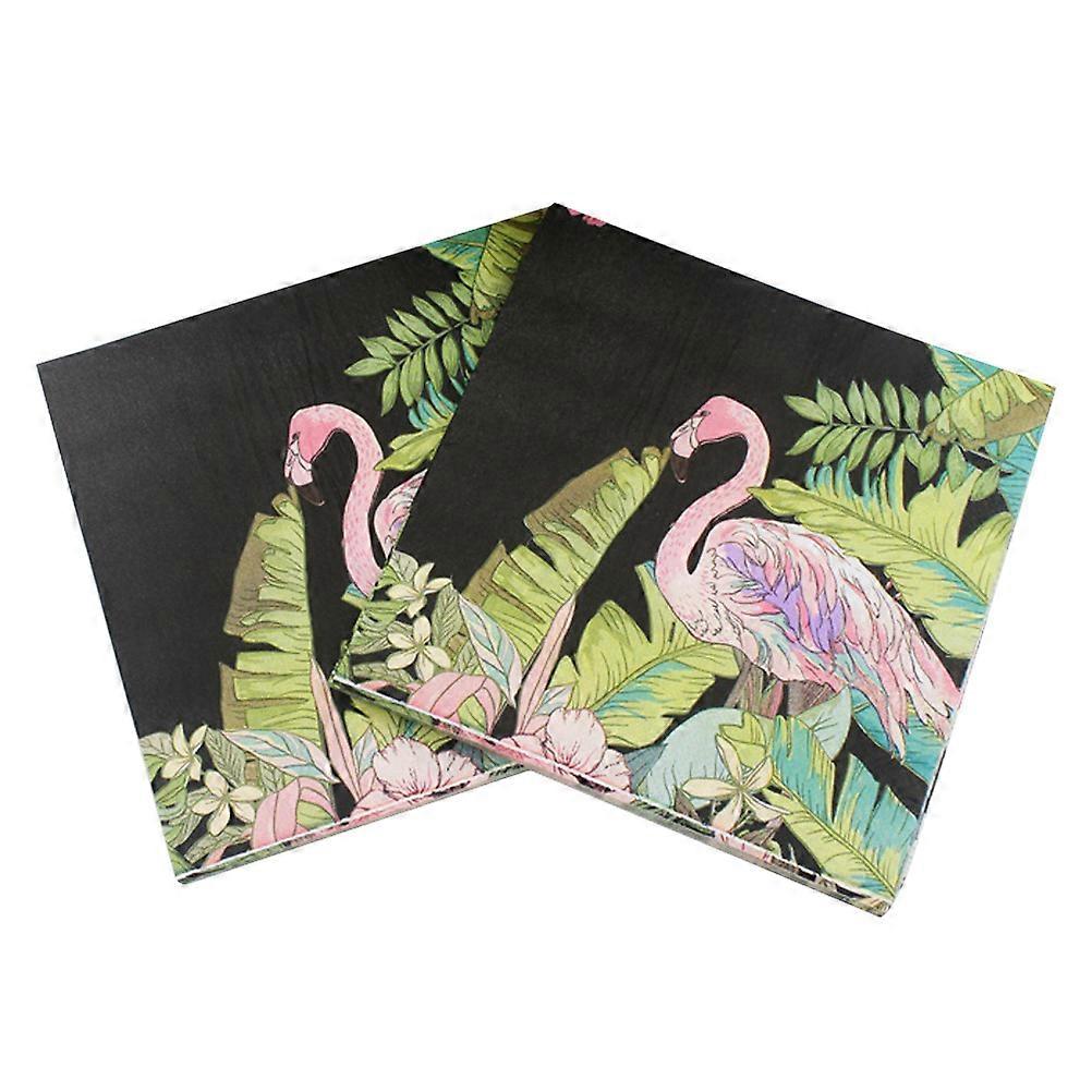 Flamingo Printed Napkin for Table Decoration 120Pcs Paper Towel Assorted