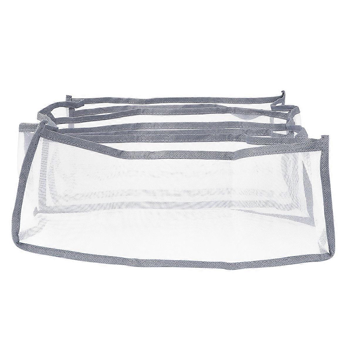 Blue Fabric Underwear Storage Box for Organized Clothes 1Pcs