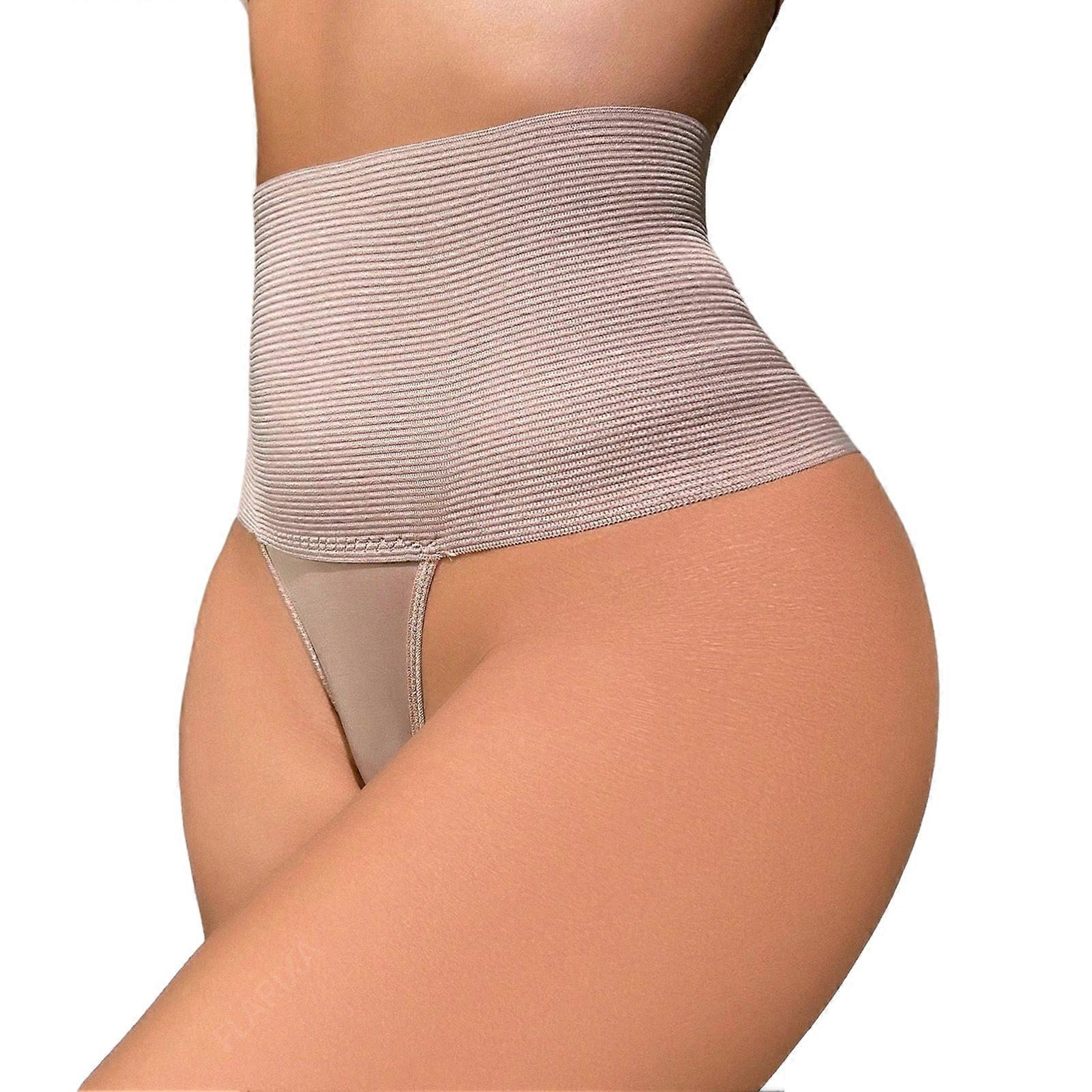 Damen-Formslips mit hohem Bund, einfarbig, figurformend, elastisch
