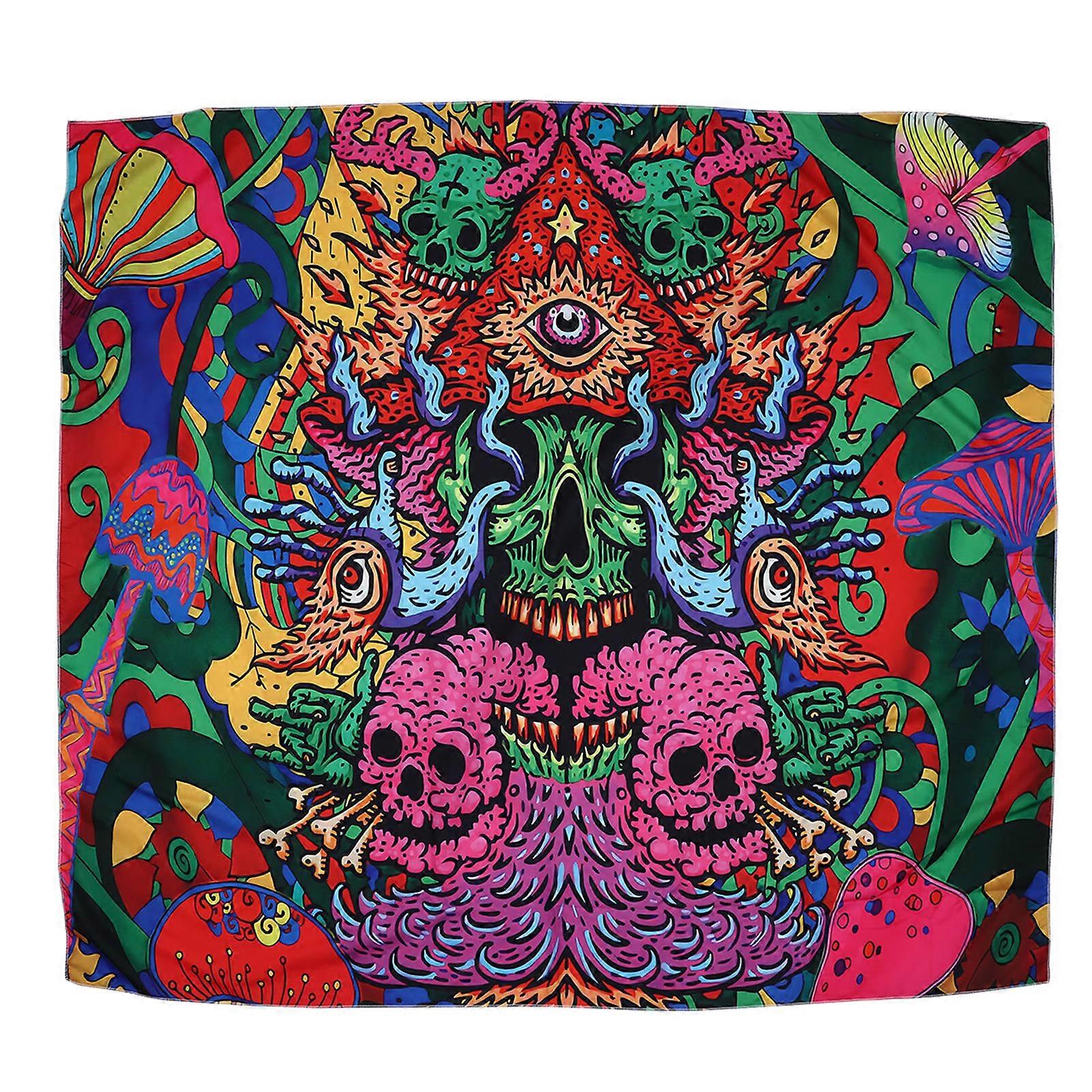 Skull Tapestry Polyester Wall Hanging for Decor 1 Piece