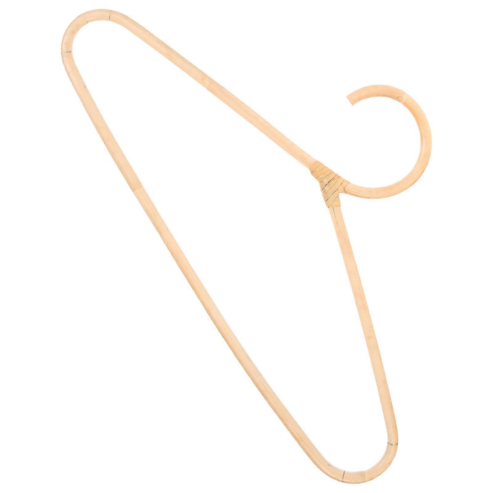 Clothes Hanger Rattan Hanger Hanging Solution for Closet