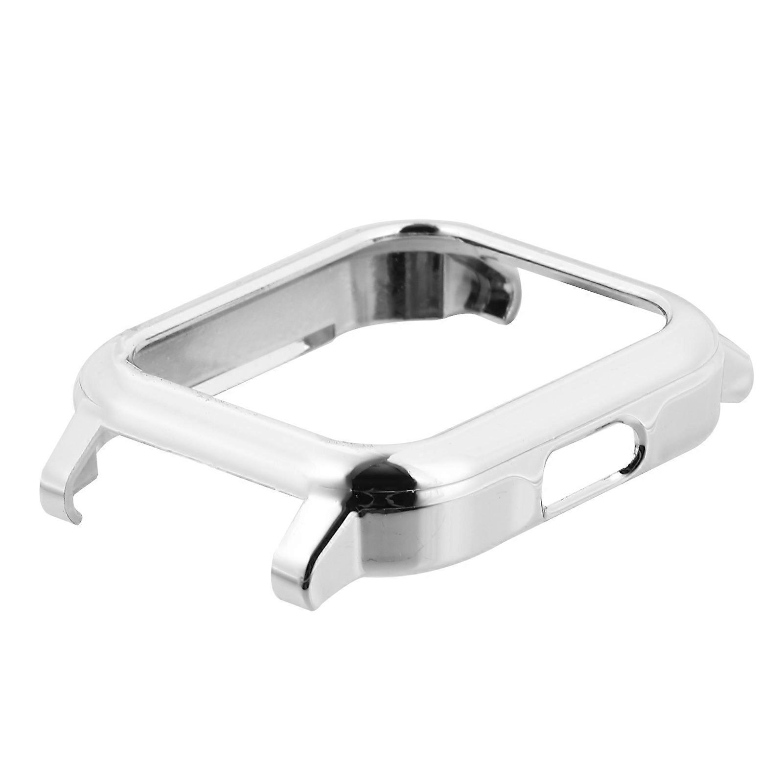 Watch Protective Case Protective Frame for Solar Ls02 Silver Pc
