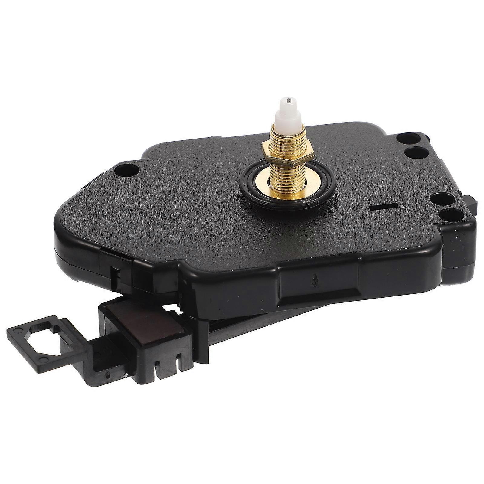 Black Plastic Clock Movement Swing Kit DIY Clock Mechanism Replacement 1Set
