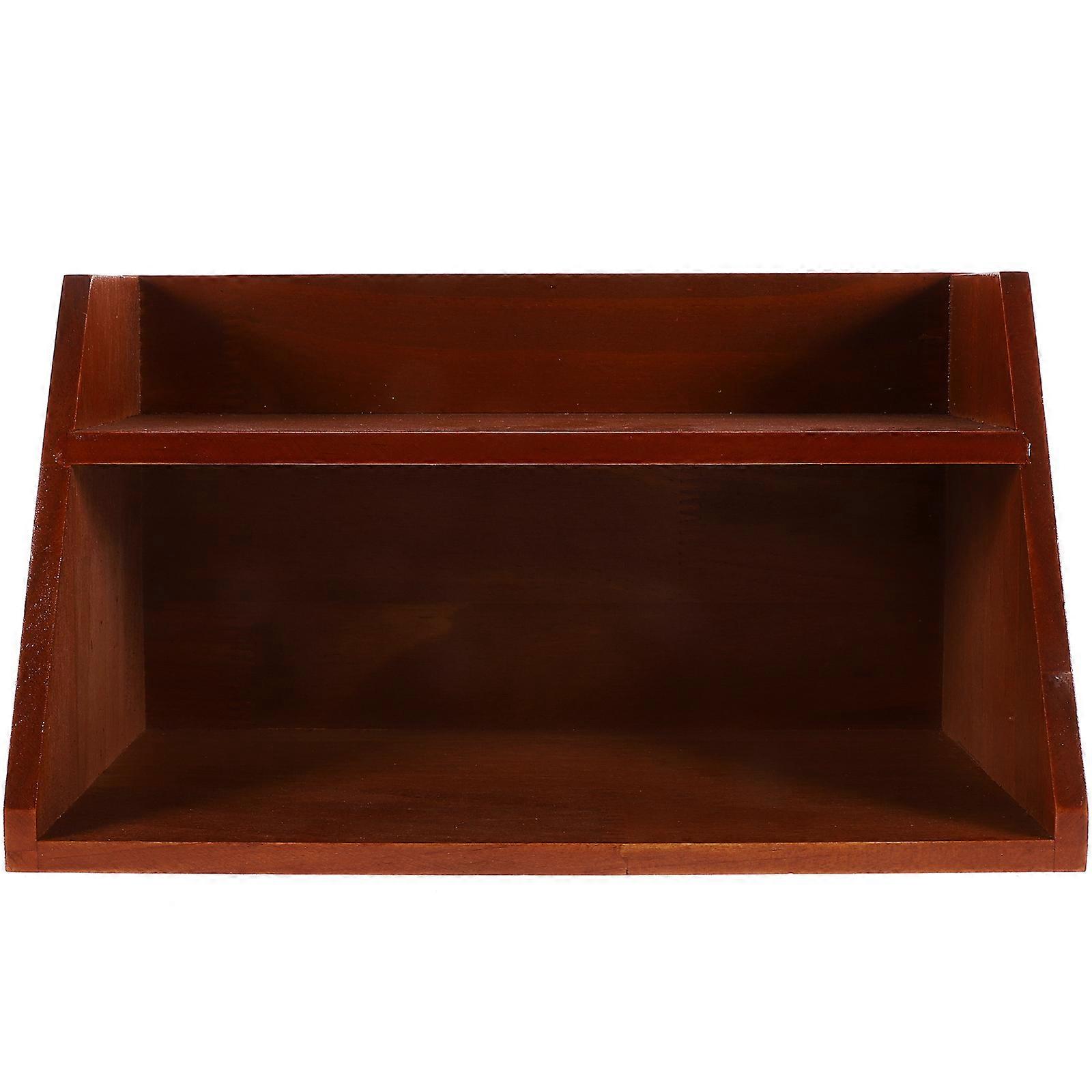 Wooden Spice Rack Organizer for Kitchen Storage Countertop Storage Shelf