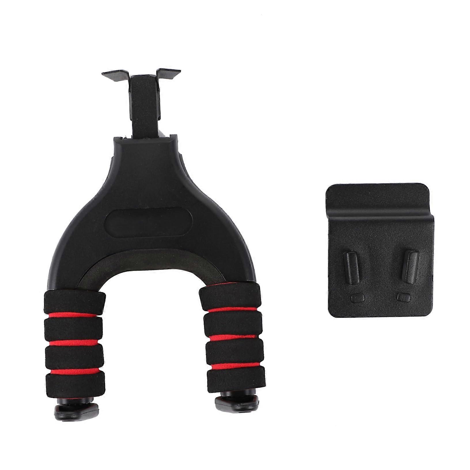 Guitar Wall Mount with Gravity SelfLocking Head and ScratchResistant Padding for Acoustic and Electric