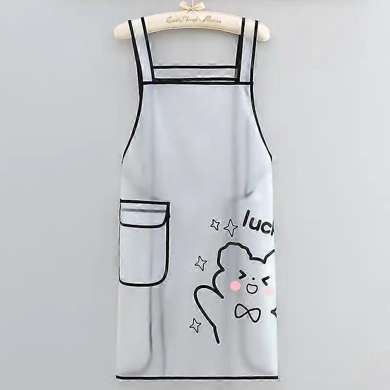 Apron, Transparent Waterproof TPU Back Strap Kitchen