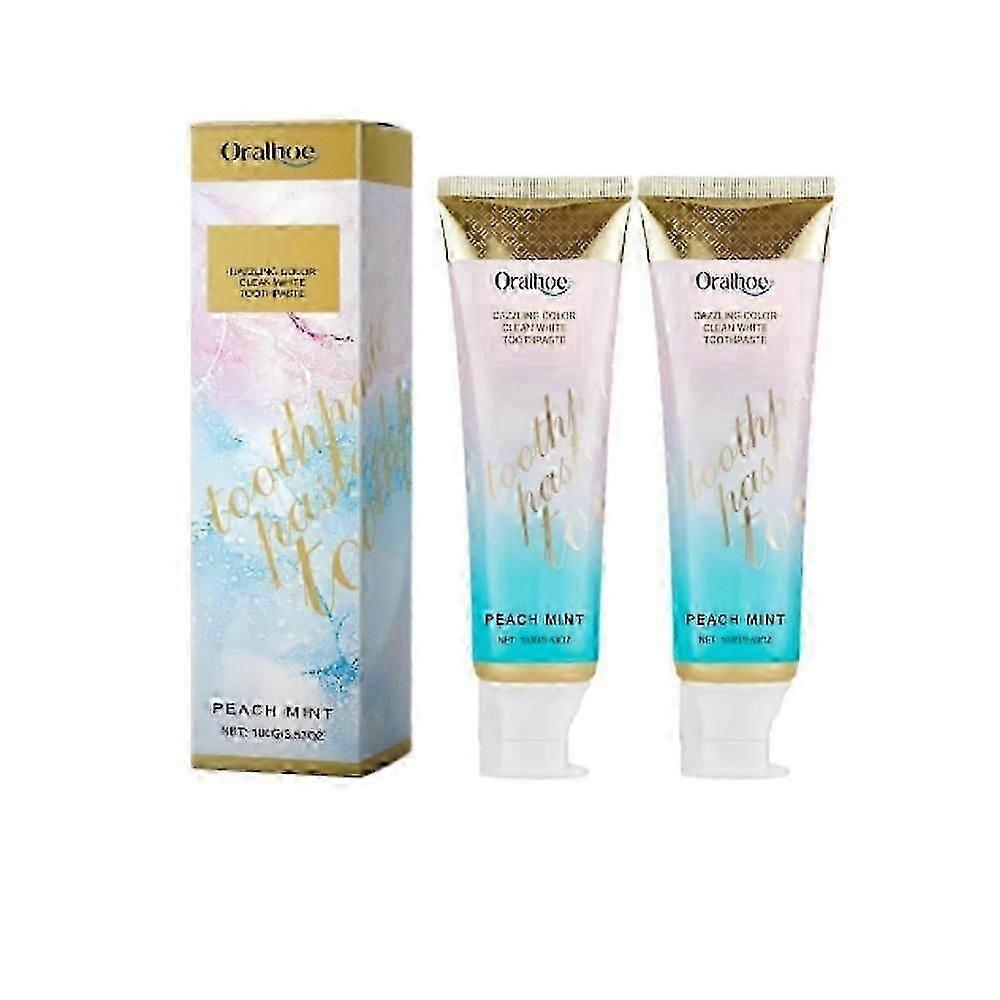 Teeth Whitening Toothpaste,Peach Mint Toothpastes