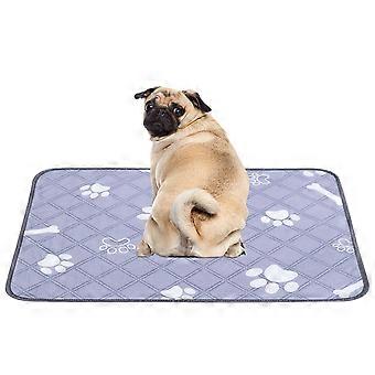 Polyester Waterproof Pet Pee Pads for Pet Use with Anti-Slip Bone Pattern