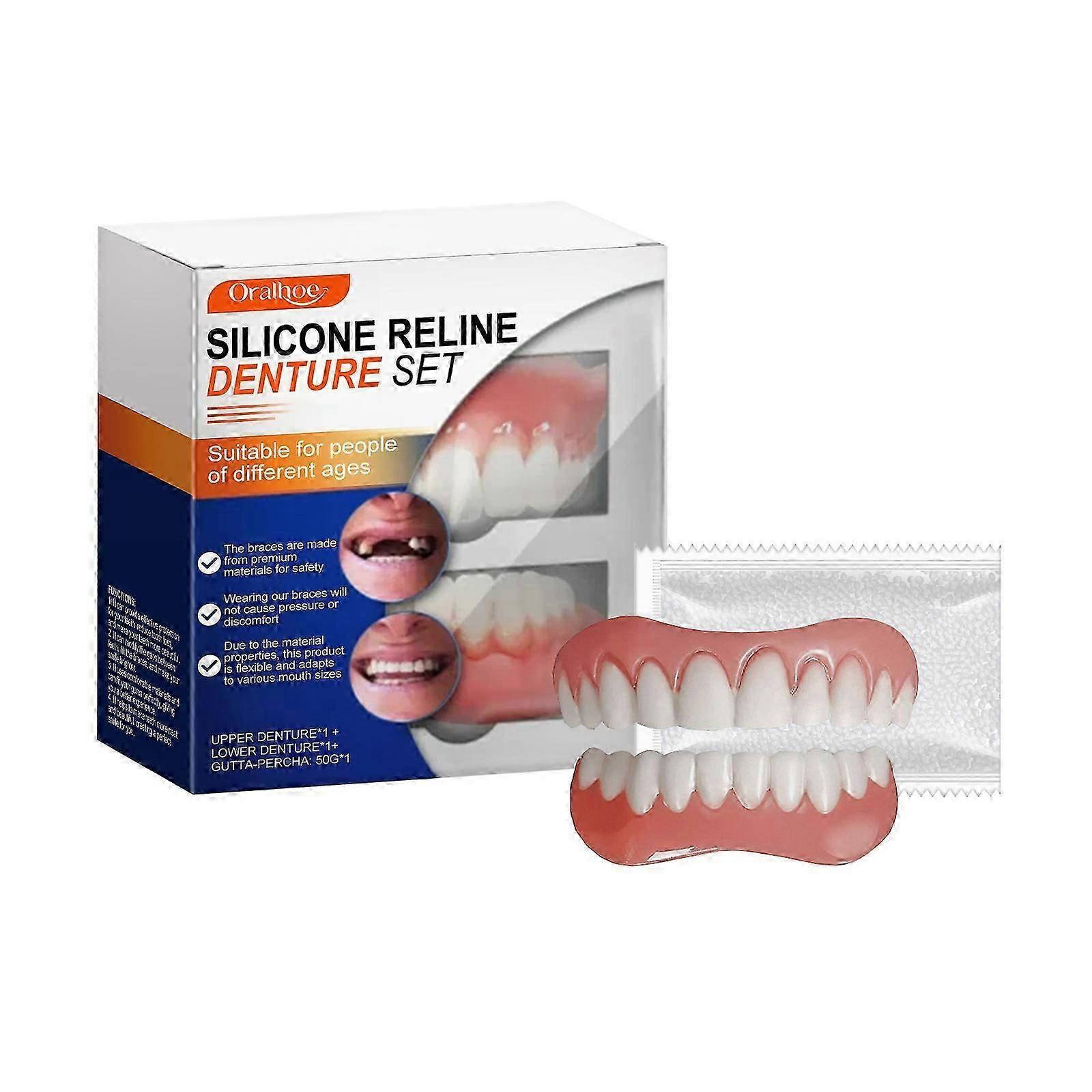 Denture Modification Kit, Comfortable, Cosmetic Solution for Smile Enhancement