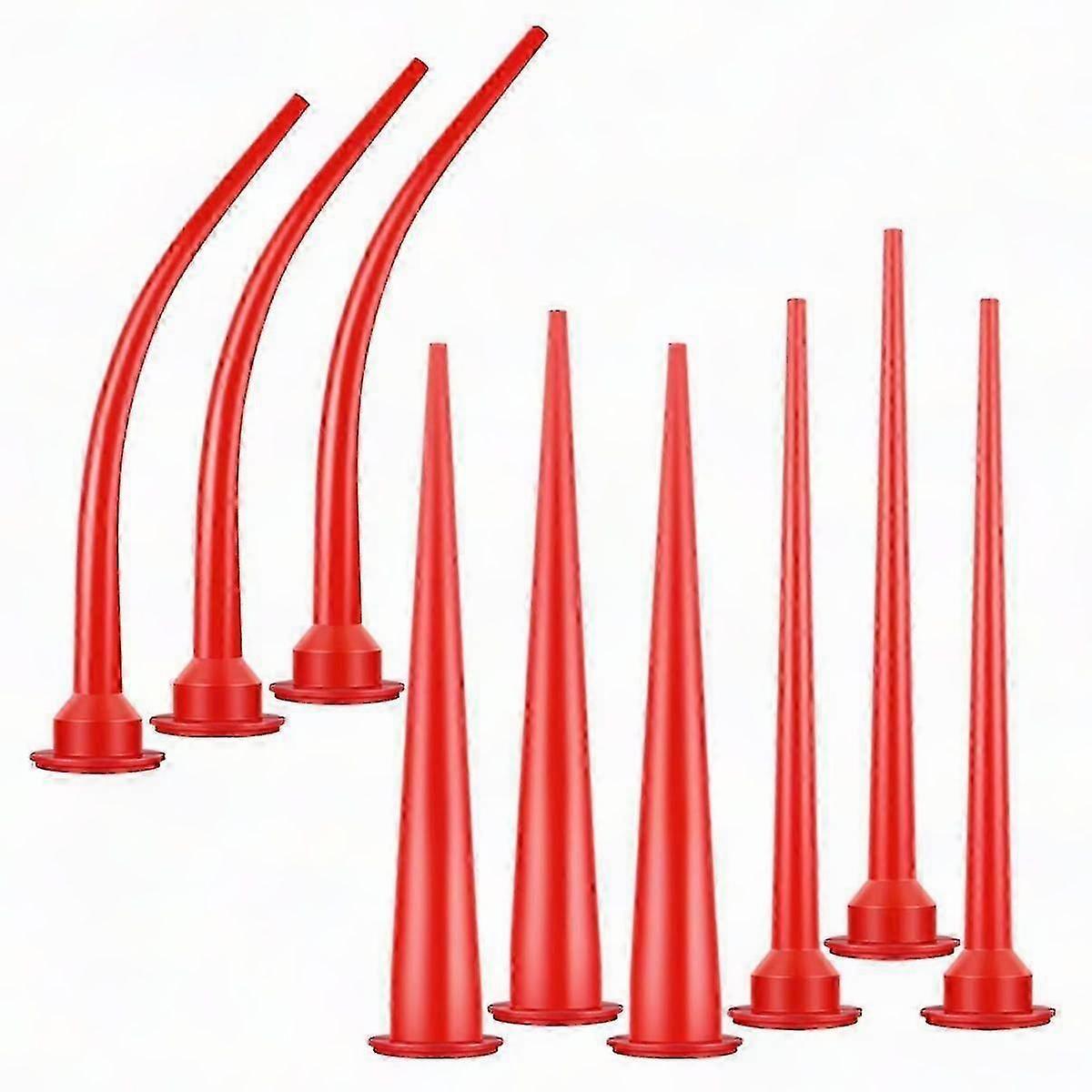 Long Plastic Caulk Nozzle Extension Tool for Precise Sealant Application