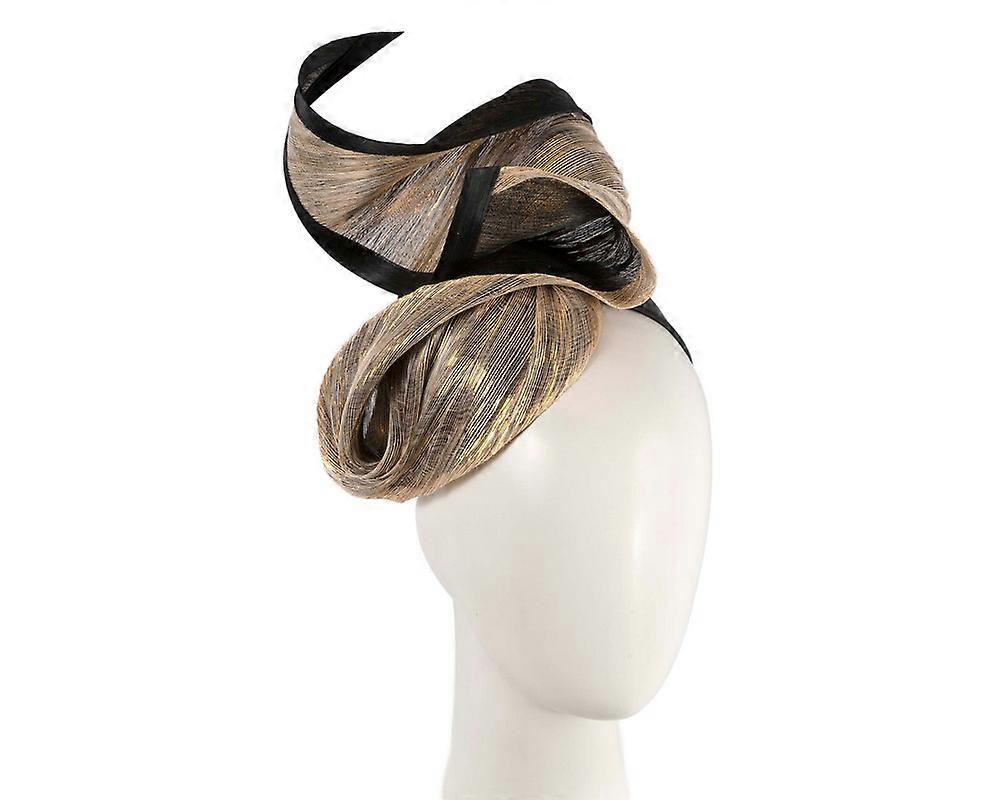 Bibi de course design noir & or S280BG