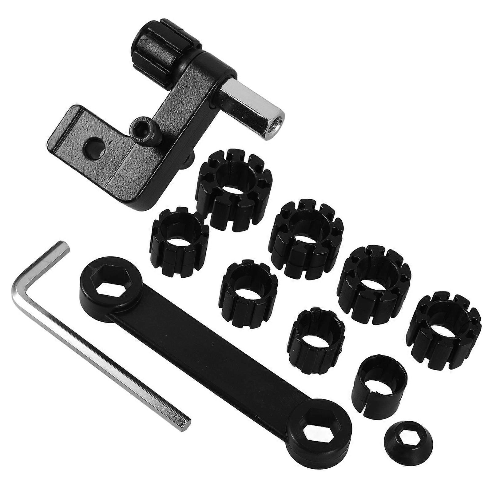 Ring Clamp Hand Tool for Precise Ring Making 1Set Black Metal Plastic