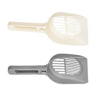 Plastic Cat Litter Scooper for Pet Use 2Pcs with Ergonomic Grip