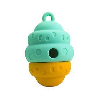 Silicone Pet Chewing Slow Feeder Toy for Boredom Dog Entertainment Improve Eating Habits And Reduce Stress Treats Feeder Multicolor