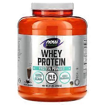 NOW Foods, Wei-eiwit, Romige Chocolade, 2722 g