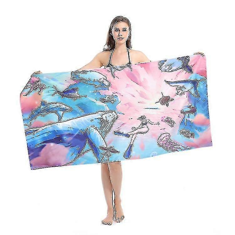 Quick-drying Printed Microfiber Beach Towel