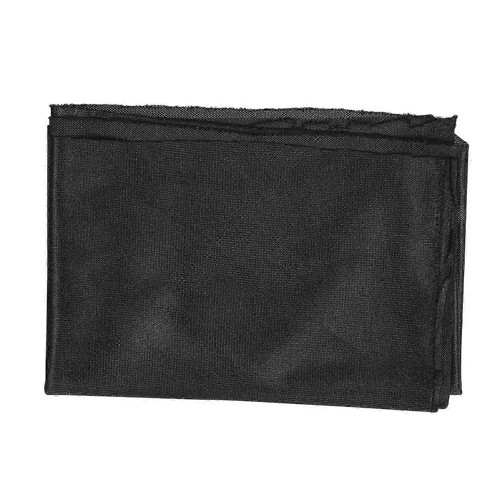 Speaker Grill Cloth Polyester Breathable Waterproof Dustproof Speaker Mesh Fabric ProtectorBlack