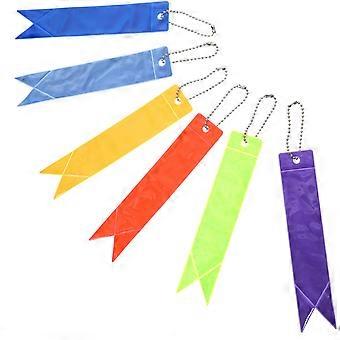 Reflective Strap Key Holder for Hanging Use 48Pcs with Assorted Colors