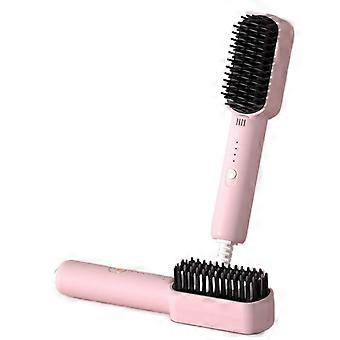 Spazzola lisciante ionica per capelli 2 in 1 liscia e arriccia, styler elettrico per capelli non dannoso