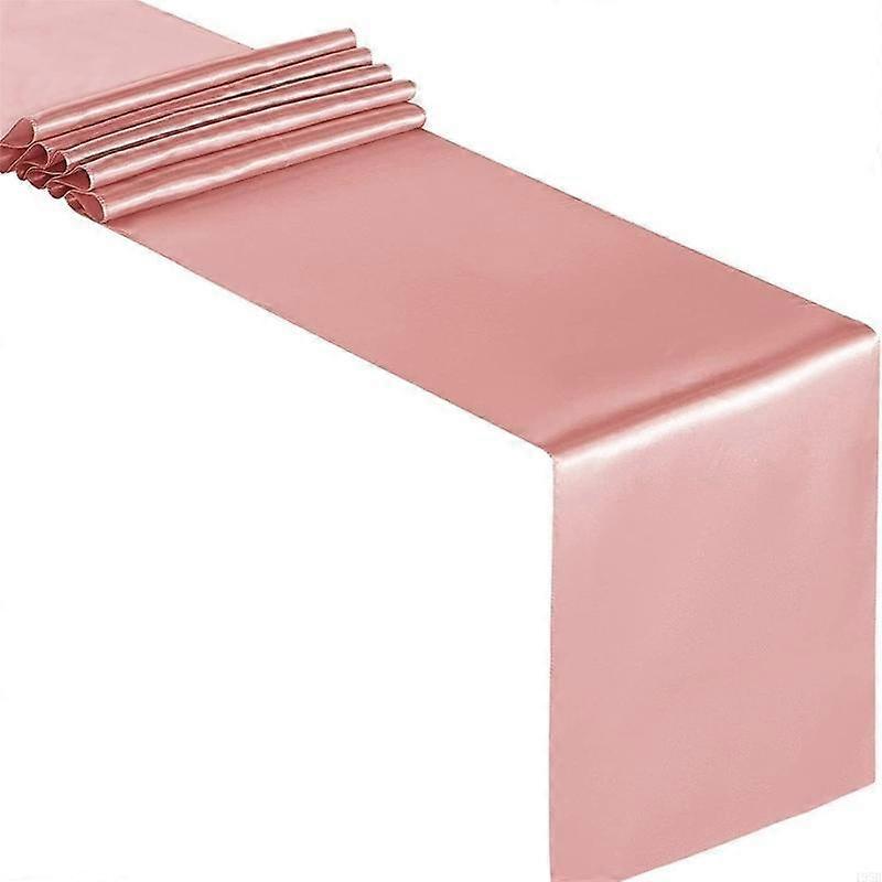 Satins Solid colour Silk Table Runner 12x108inch compatible with Banquets Table Setting