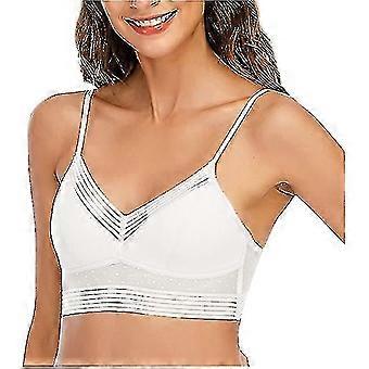 Low Back Wireless Lifting Lace Bra, U Shaped Bra Push Up Backless Bra Deep V Invisible Low Back Bra