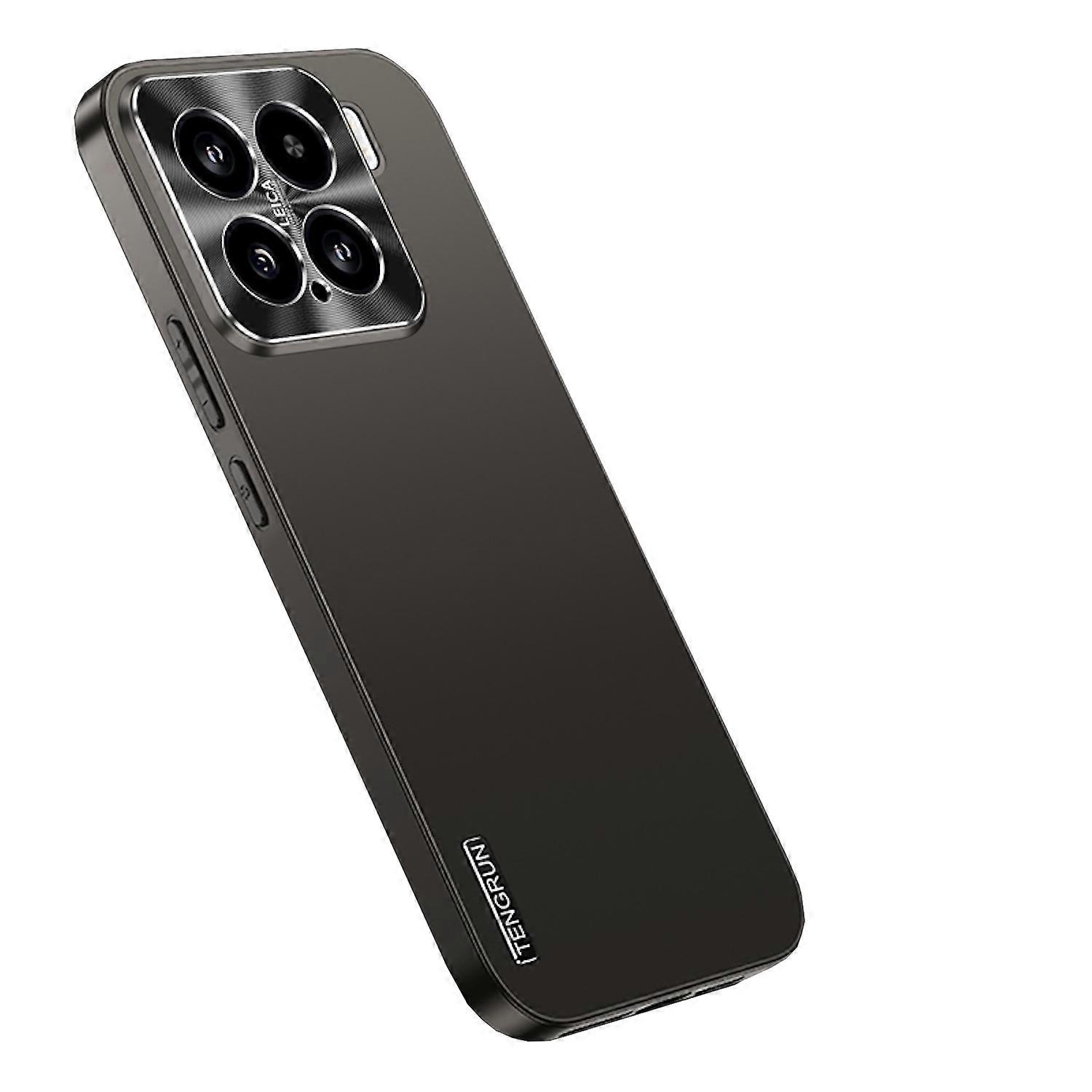 For Xiaomi 15 Streamer Series, Fine Matte Metal Design Look Phone Case Cover, Black