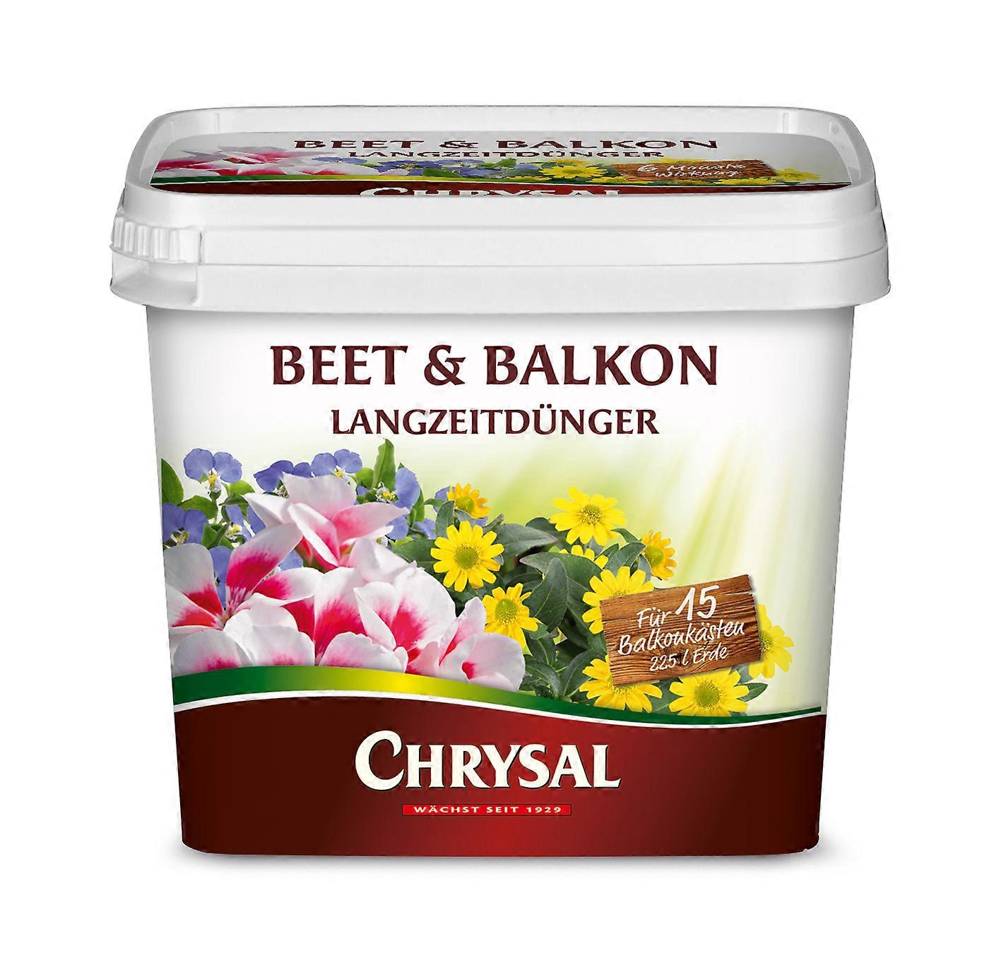 CHRYSAL Beet & Balkon Langzeitdünger im Eimer, 900 g