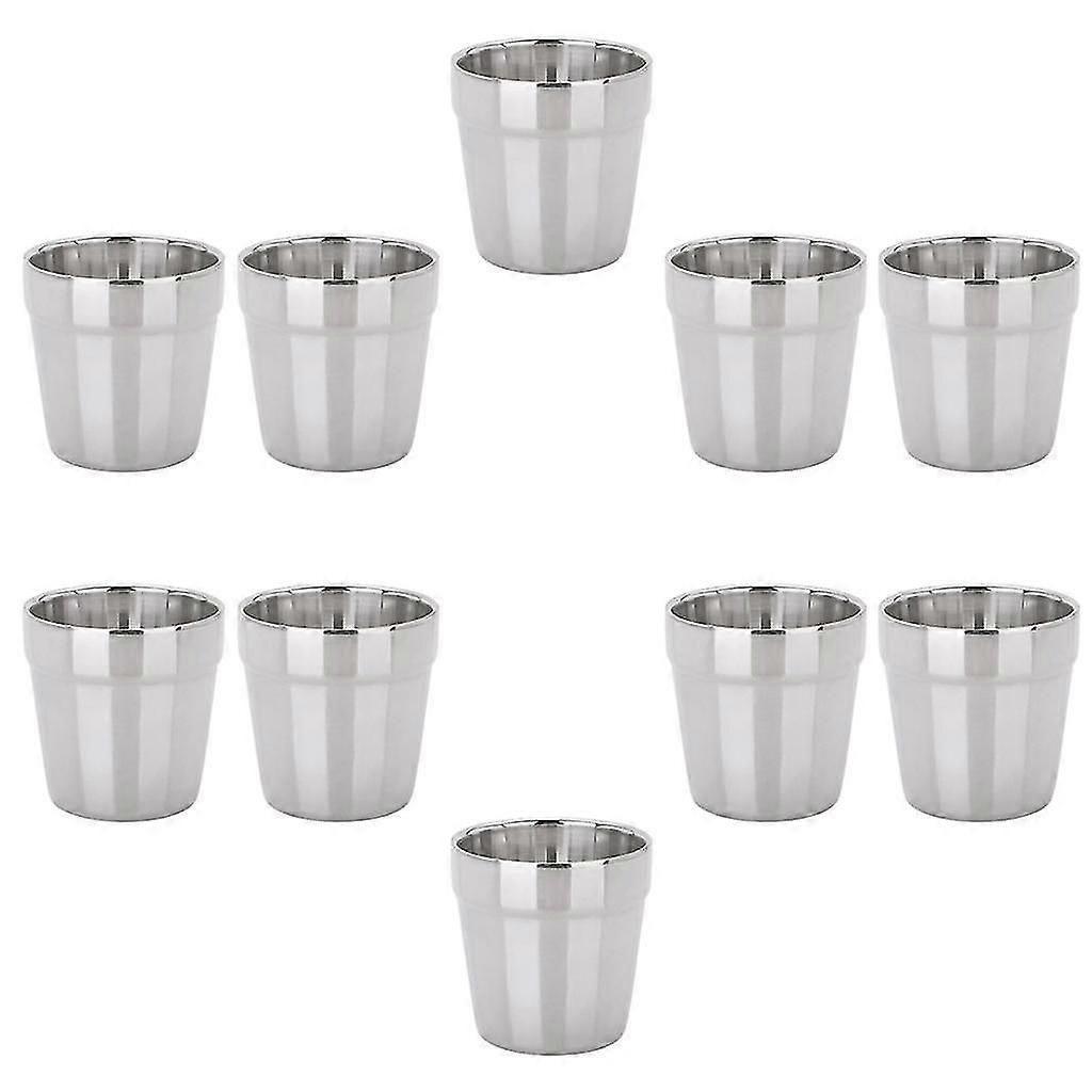 Edelstahl-Becher-Set
