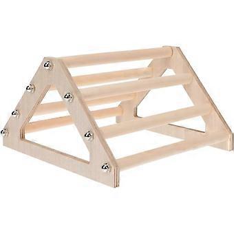 Chicken Wood Perch Stand for Rooster and Hen Synthetic Material Chicken Standing Rack Promoting Fun and Exercise Pet Toy Or Brooder