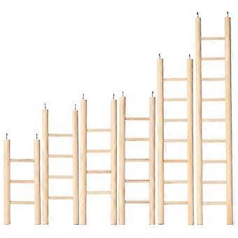6 Pz Pappagalli Scala di Arrampicata Gabbia Pappagallo Giocattolo Di Legno Uccello Stand Uccello Di Formazione Giocattolo Parrocchetto Scala