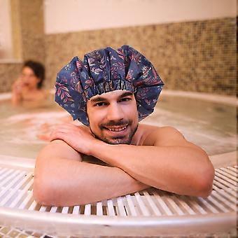 1pc Imperméable Aux Bonnets De Douche À La Maison Bonnets De Bain Hommes Bonnets De Bain Élastique Chapeaux De Bain