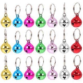 Decorative Dog Bells Multi-Function Pet Bells for Decoration 24Pcs Metal