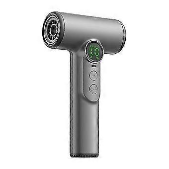 Secador de cabelo sem fio com motor de alta velocidade de 30.000 RPM, ar frio/quente ajustável em 100 níveis, bateria de longa duração de 15600mAh
