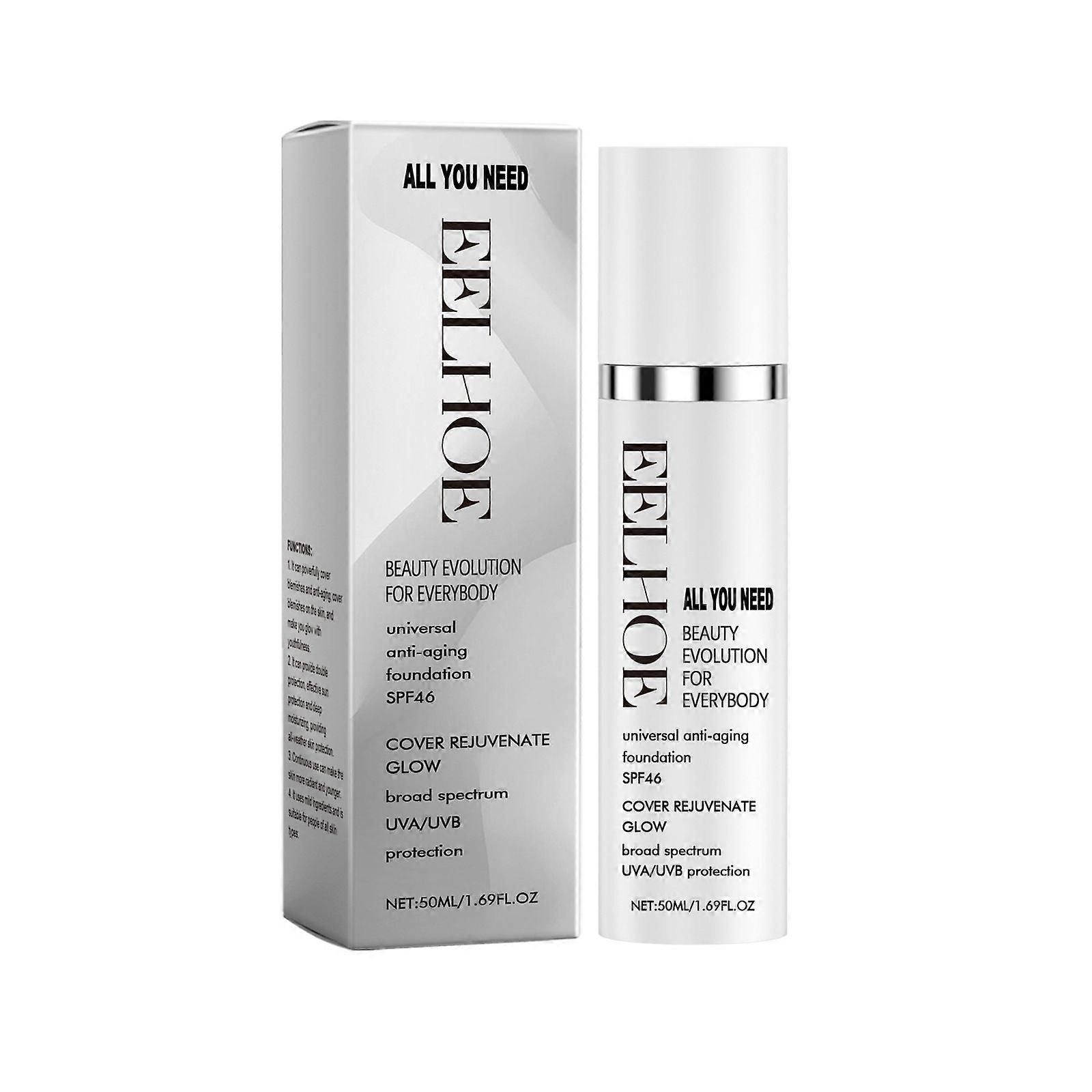 Protective moisturizing liquid foundation mild moisturizing refreshing moisturizing light moisturizing liquid foundation 50ml